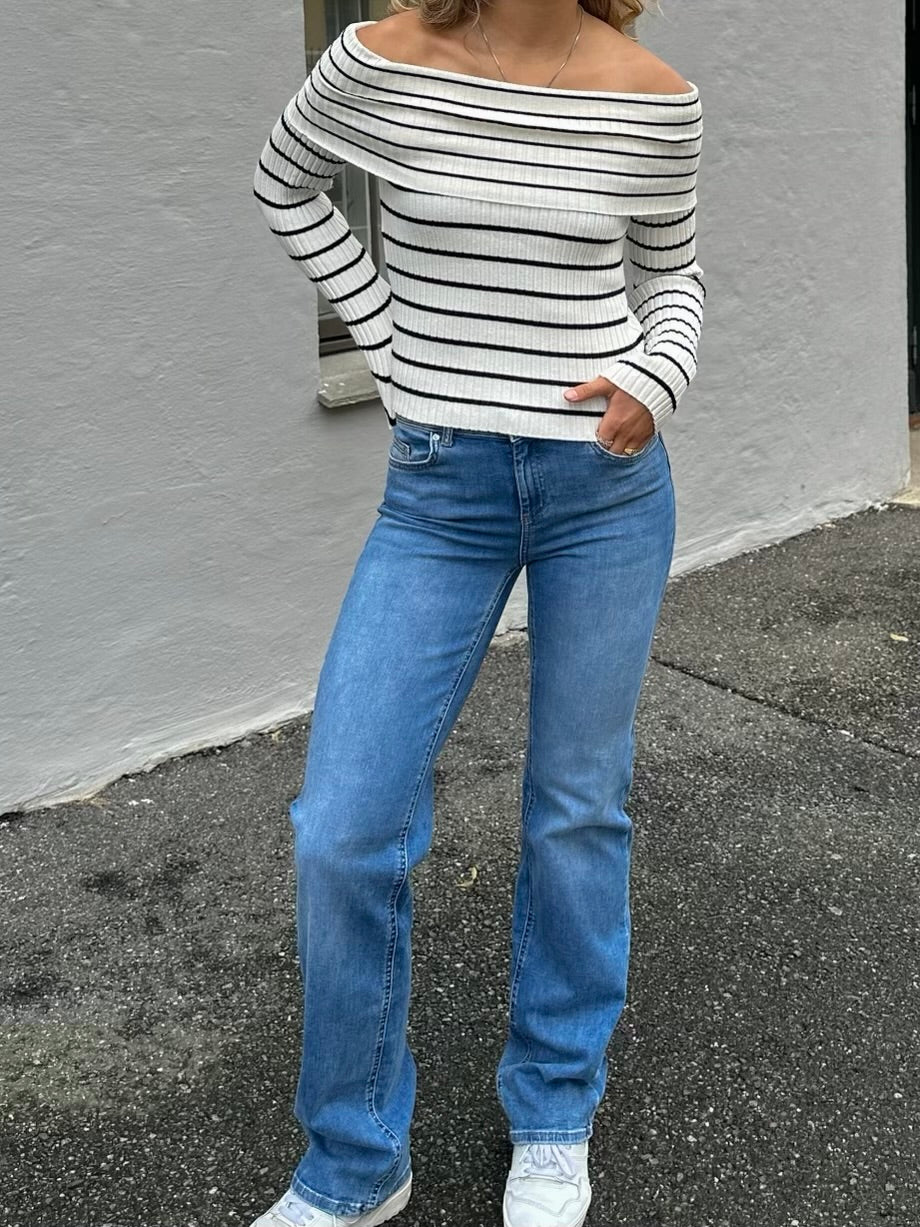 ONLBLUSH MW Straight Jeans - REA12187